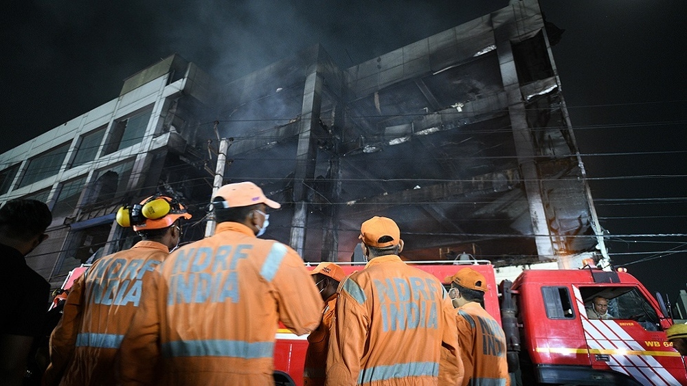 مصرع 8 أشخاص بحريق في الهند