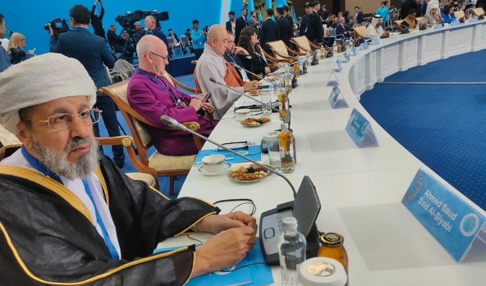 سلطنة عُمان تشارك في مؤتمر زعماء الأديان العالمية والتقليدية في كازاخستان