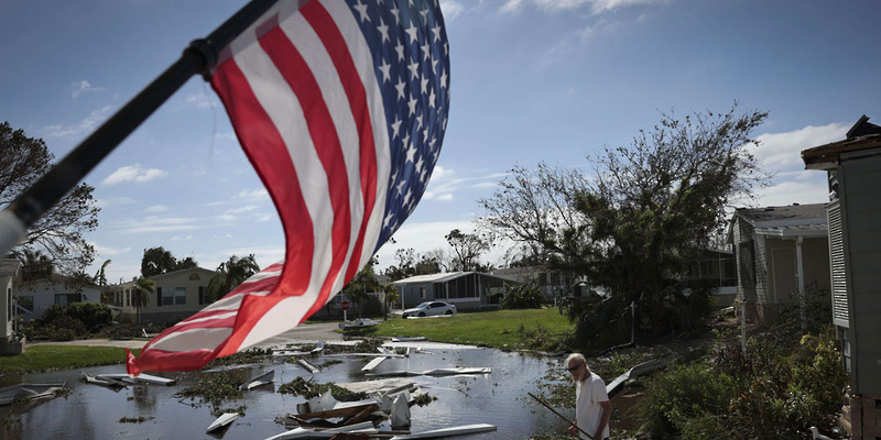 الرئيس الأمريكي يعلن فلوريدا (منطقة كارثة كبرى) بسبب إعصار إيان