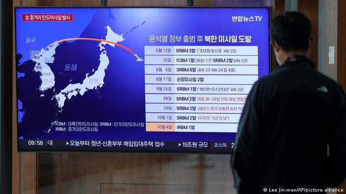 North Korea shoots missile over Japan in ‘barbaric’ act