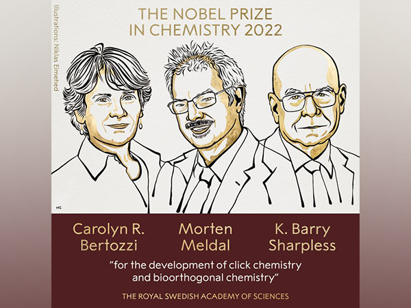 Carolyn Bertozzi, Morten Meldal, Barry Sharpless awarded Nobel Prize in Chemistry