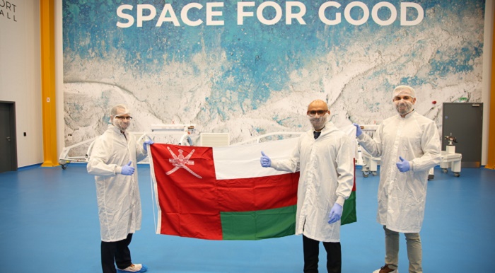Omani satellite Aman integrated with launch vehicle
