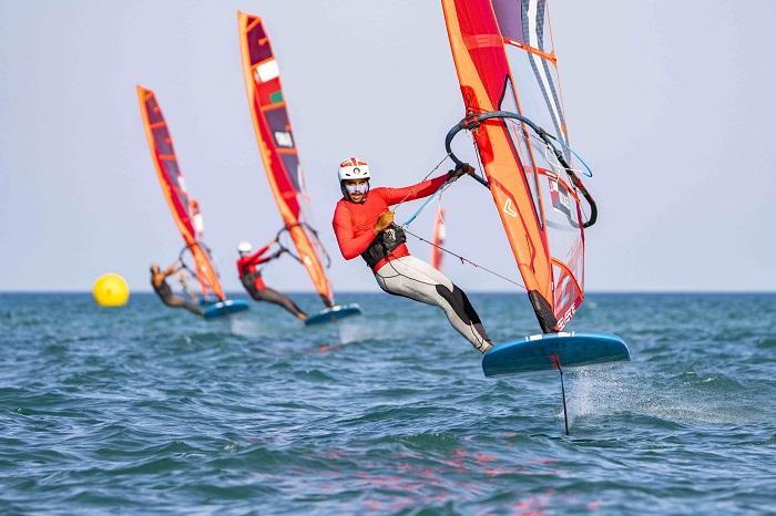 Omani sailors shine on the first day of racing at the Arab Sailing  Championship 2022