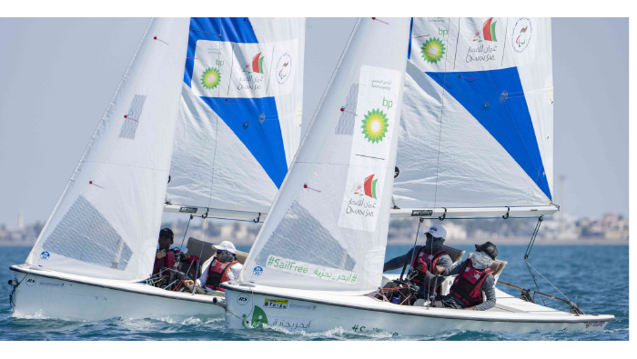 Sailors jostle for top positions