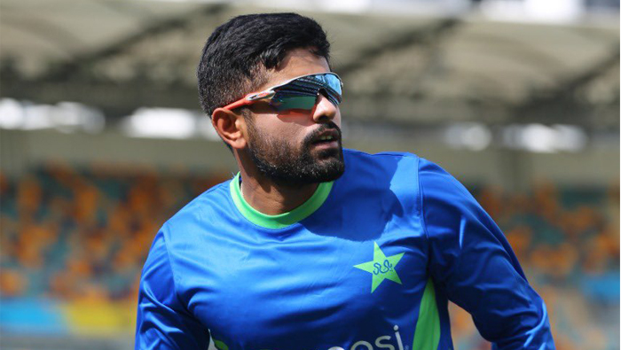 Babar Azam exudes confidence in his middle-order batting line-up