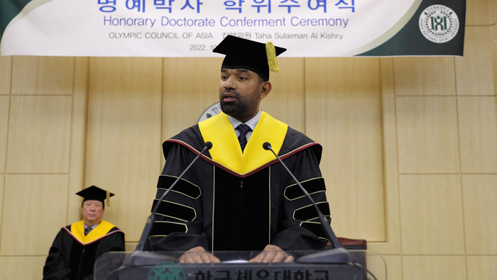 Korean university awards honorary doctorate to Taha Al Kishry