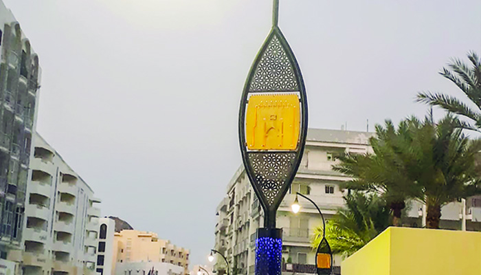New lamp posts add to beauty of Oman’s age-old Muttrah Souq