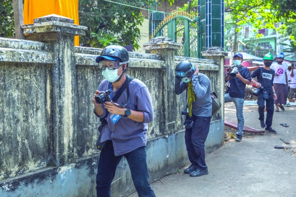 Young, underground reporters ‘fight a gun with a pen’ in Myanmar