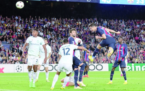 Barca on brink after Inter draw