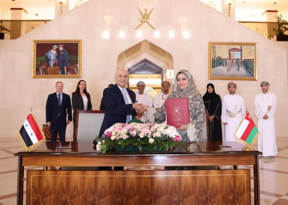 تفاهم عماني سوري في الدراسات الدبلوماسية والتدريب