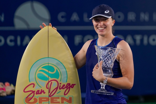 Top-ranked Swiatek beats Vekic for San Diego title