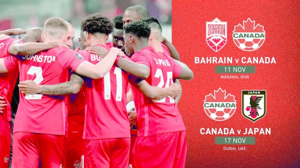 Canada adds friendly against Bahrain to WC build up