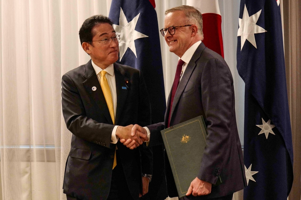 اليابان واستراليا توقعان اتفاقا أمنيا تاريخيا لمواجهة الصعود العسكري للصين