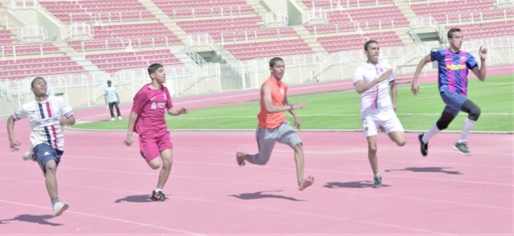 مواهب مُجيدة أفرزتها بطولة ألعاب القوى لمدارس الداخلية