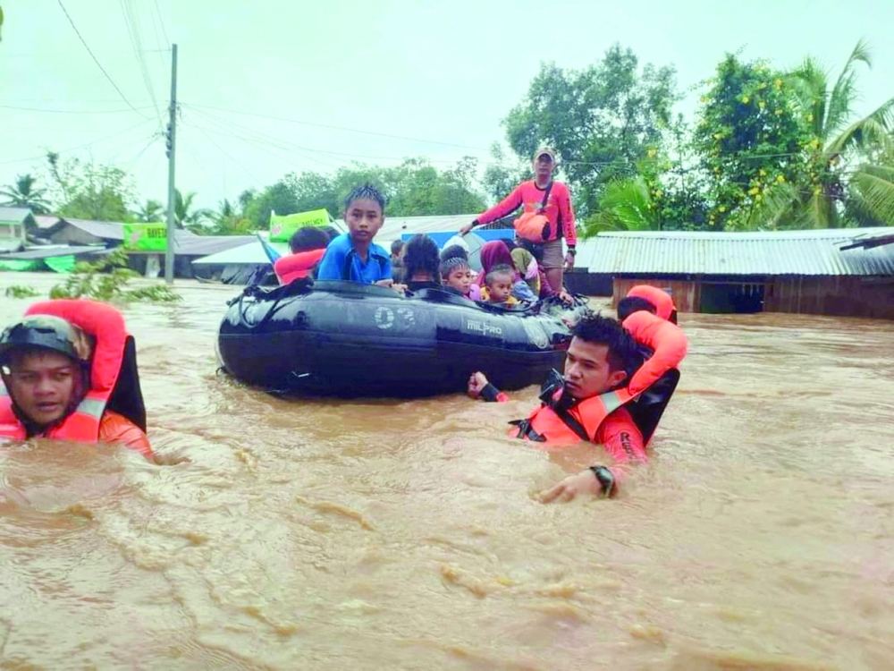 67 قتيلا حصيلة فيضانات جنوب الفيليبين