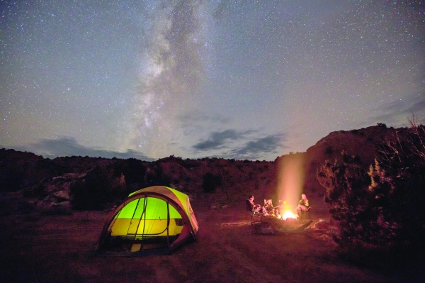 Camp but don't spoil the area