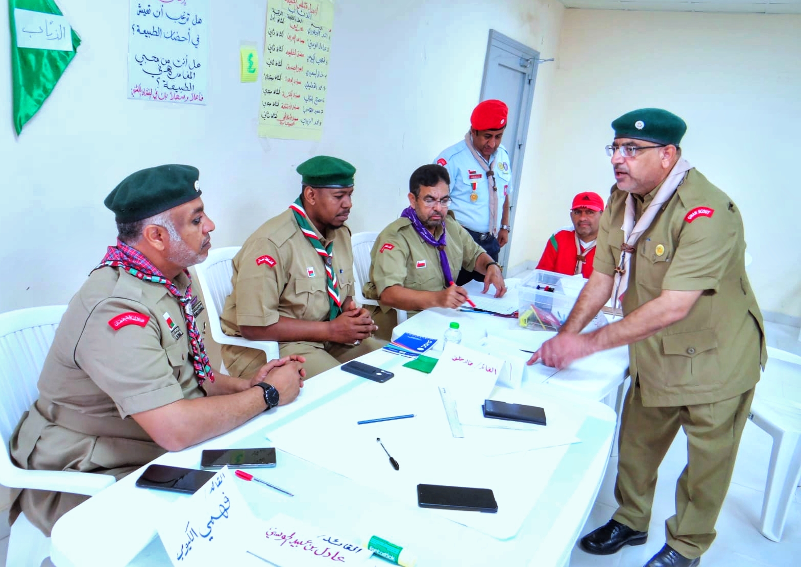 برنامج تدريبي في إدارة وتنظيم الوحدات الكشفية والإرشادية بشمال الباطنة