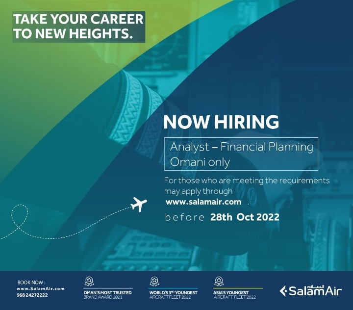 طيران السلام يعلن وظيفة شاغرة 2 IMG ٢٠٢٢١٠٢٤ ١٨٠٠٤١