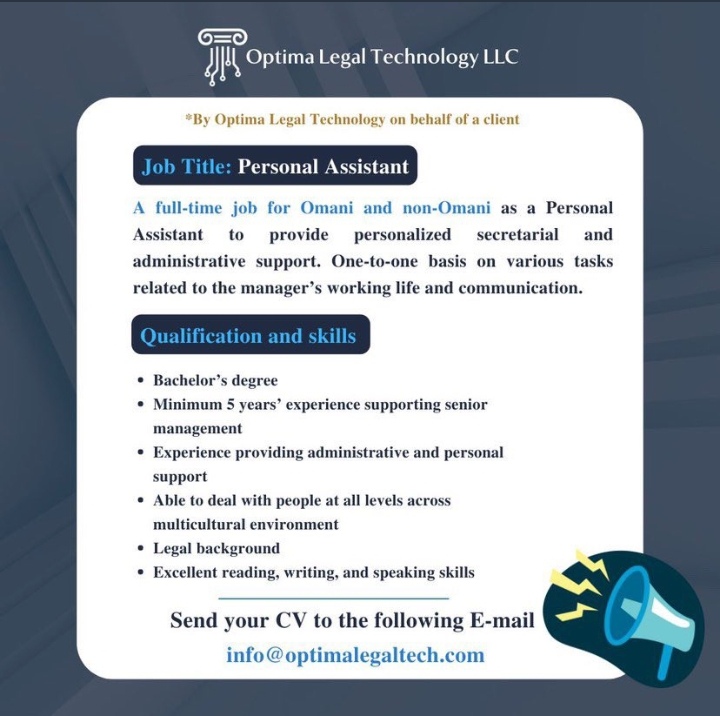 مؤسسة المثالية لتكنولوجيا القانون تعلن وظيفة شاغرة 2 IMG ٢٠٢٢١٠٢٩ ٠٣٥٦١٤