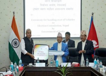 India gifts over 80 vehicles to Nepal election commission for upcoming polls