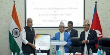 India gifts over 80 vehicles to Nepal election commission for upcoming polls