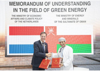 Oman, the Netherlands ink green energy pact