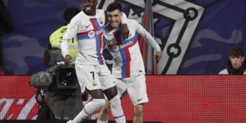 Barcelona cement Laliga lead after 10-man Osasuna comeback