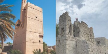 We Love Oman: Al Fiqain Castle stands tall with its high towers