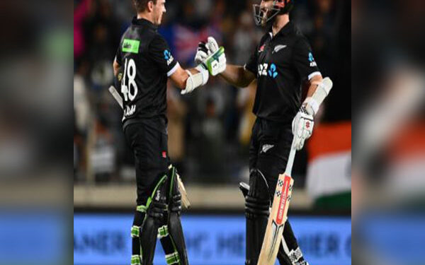 Latham, Williamson share record 4th wicket stand, secure 7 wicket win against India