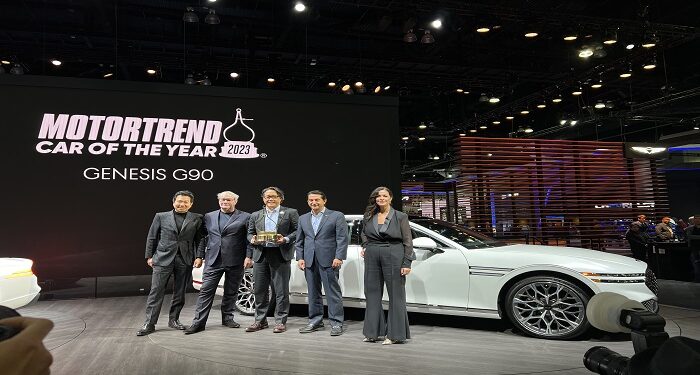 Genesis G90 named 2023 Motortrend car of the year 1 Genesis G90 named 2023 Motortrend car of the year