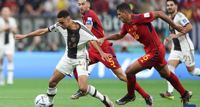 FIFA WC: Sensational Spain play 1-1 draw against gutsy Germany 1 FIFA WC: Sensational Spain play 1-1 draw against gutsy Germany