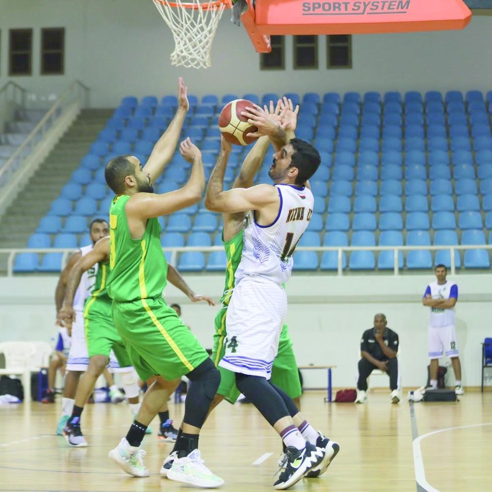 السيب يفوز على نزوى في كأس أندية النخبة للسلة