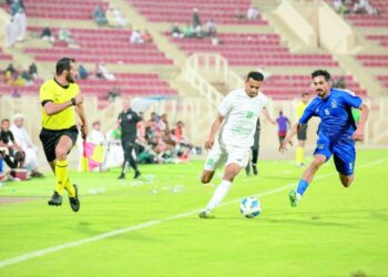 تعادل سلبي في ديربي جنوب الشرقية بين العروبة وصور