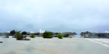 Impact of atmospheric depression begins