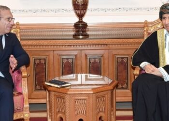 On Behalf of HM, HH Sayyid Fahd receives IPU President