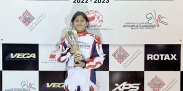 Shonal second in Bahrain Rotax karting race
