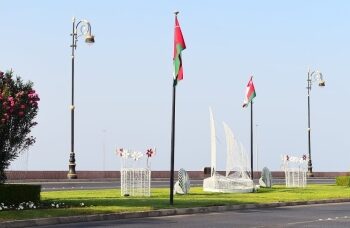 Oman streets decked up for 52nd National Day