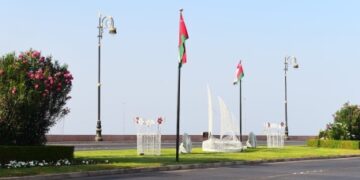 Oman streets decked up for 52nd National Day