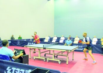 16 ناديا تتنافس على لقب بطولة العموم لكرة الطاولة