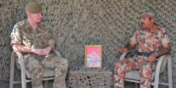 RAO Commander receives British Military Official