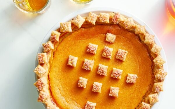 Eggnog Sweet Potato Pie