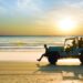Brake on beach driving