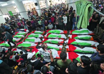 حداد عام وتشييع حزين لضحايا حريق غزة