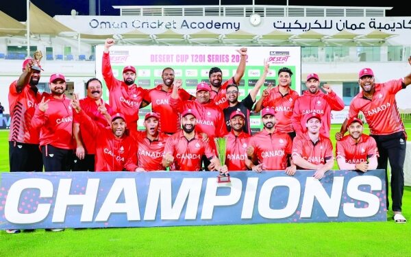 Canada emerge Desert Cup T20I champions