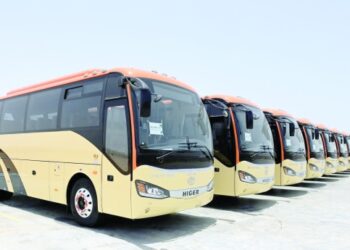 Made-in-Oman buses commute World Cup fans in Qatar