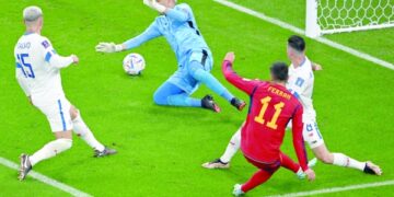 Stunning Spain rout Costa Rica, join World Cup 100 club