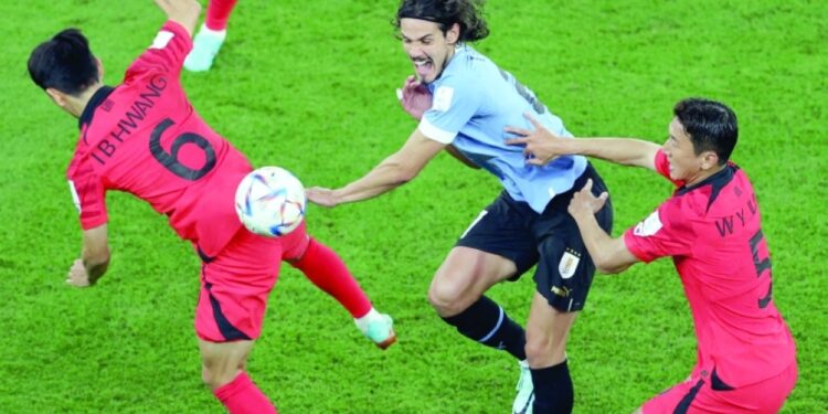 تعادل سلبي محبط للأوروجواي أمام كوريا الجنوبية