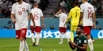 Poland beats Saudi Arabia