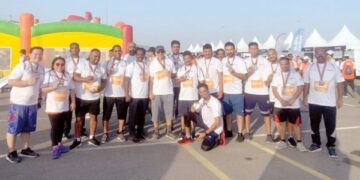 AVOD employees take part in Muscat Marathon