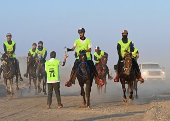 البلوشي يتوج بسباق العيد الوطني للقدرة والتحمل